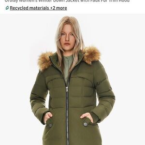 OLAY Fashion Jacket with Olive and Cream Accents